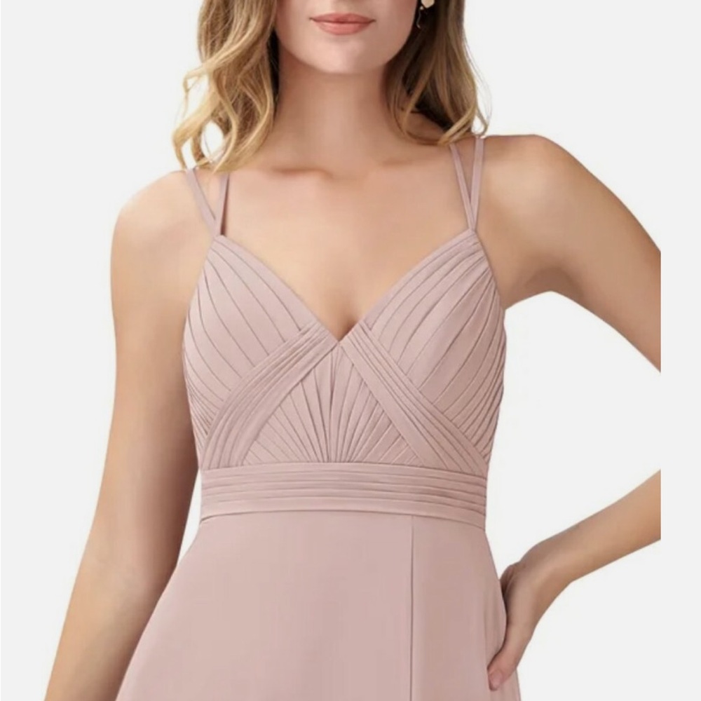 Azazie Dusty Rose Maxi Dress